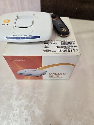 sazz modem: Sazz WiMAX MF10 simsiz ruter + Sazz 4G USB modem dəsti Xüsusiyyətlər — 2