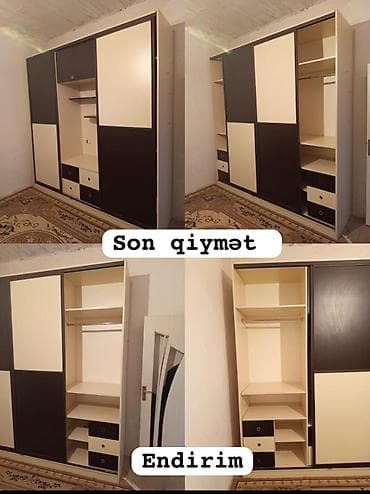 embawood dolablar: Ra.Dolab satilir 200azn. Ölçüləri: hündürlüyü 2.50 m, eni 2.40 m — 1