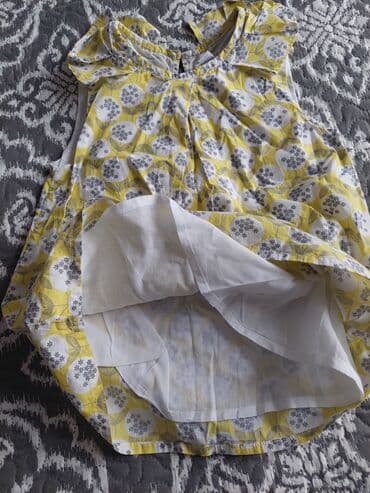 желтые детские футболки: Köynək, Qız üçün, 7 - 8 yaş — 4