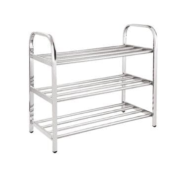 demir polkalar: Paslanmayan poladdan hazirlanmis ayakkabi rəfi Ayakkabi dolabi — 1