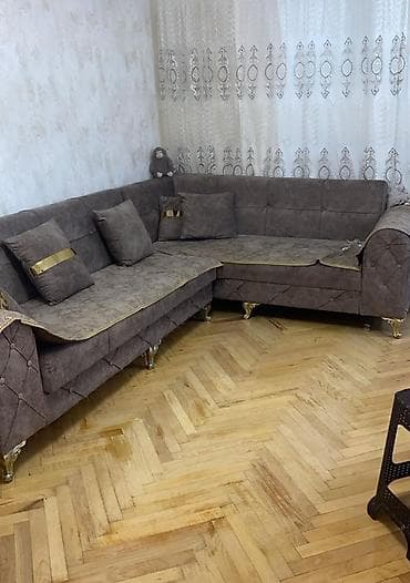 Divanlar: Künc divan, İşlənmiş, Bazalı — 1