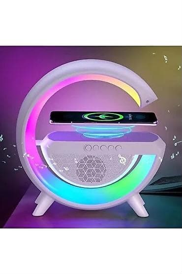 logitech rol: Bluetooth dinamik və LED masa lampası – 3-ü 1-də multimedya qurğusu - — 1