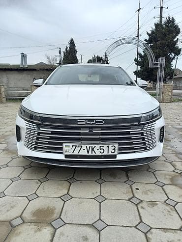 avto çexol: BYD Qin Plus DM-i plug-in hibrid sedan - Kuzov: sedan, ağ rəng — 1