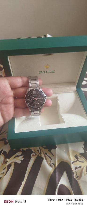 kişi üzüyü gümüş: Qol saatı, Casio, rəng - Gümüşü — 1