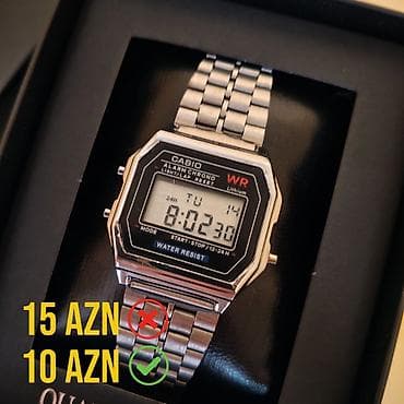 iran saatlari: Qol saatı, Casio, rəng - Gümüşü — 2