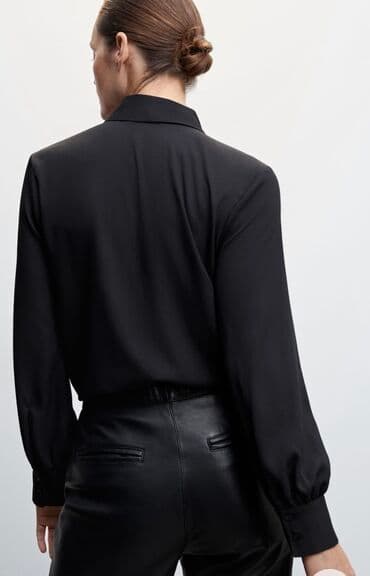 женская шифоновая блуза: Qara bluz mango.Yeni/etiketi üzərindədir. 38 ölçü — 2