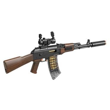 детская кобура на пояс: AK-47 modeli ilə hazırlanmış bu oyuncaq tüfəng dəsti, uşaqlar üçün — 3