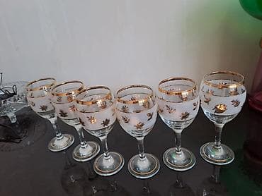 su matoru islenmis: Qədəhlər, Şüşə, 6 ədədli dəst — 2