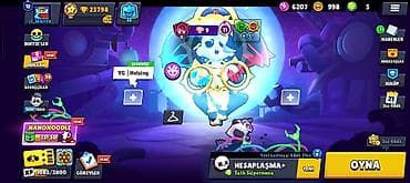 Brawl Stars hesabı – yüksək səviyyəli, zəngin kolleksiya - Kupa: 23