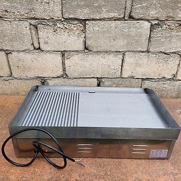 Оборудование для ресторанов, кафе: Elektrik grill planşa – yarı hamar, yarı qril səthli Mətbəxlər, kafe — 3