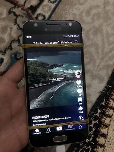 xarici hard disk satilir: Samsung Galaxy J3 2018, rəng - Gümüşü — 2