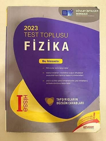 007 first light: Məhsul: 2023 “Test Toplusu – Fizika” (DİM), I və II hissə komplekt — 1