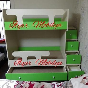 Детская мебель: Для девочки и мальчика, Новый, Кровать, Без матраса, Без выдвижных ящиков, Ламинат — 2