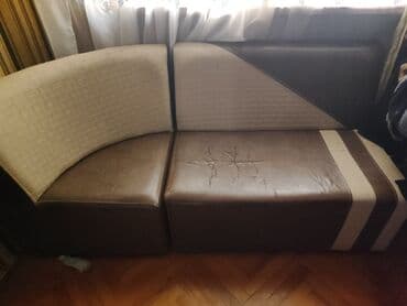 угловые диваны для кухни: Угловой диван, Нераскладной, Без подьемного механизма, Кожзаменитель — 1