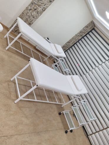 Yeni, Masaj kuşetkası, Qatlanmayan, rəng - Ağ