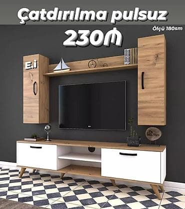 TV stend / TV Altı 230Azn💥 ✔️Rəng seçimi var Ölçü 180x35 ✔️ Şəhər