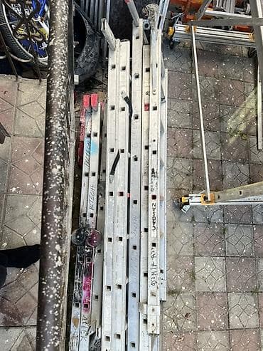 Alüminium teleskopik nərdivan dəstləri - Material: yüngül və