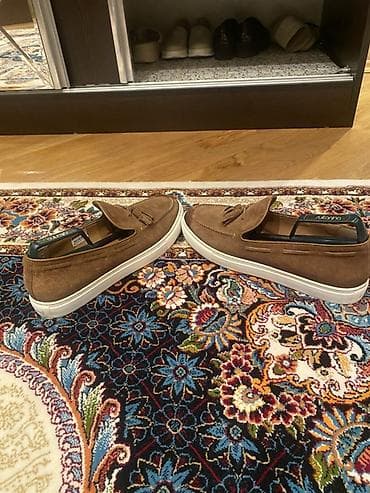 Məhsul: Kişi mokasinləri (lofer) - Material: yumşaq süet (tünd