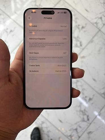 ipone 18: IPhone 15 Pro Max, Mavi, Face ID — 7
