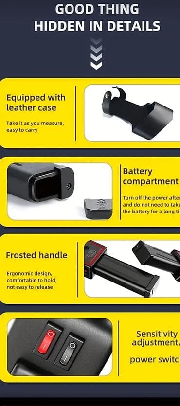 Металлоискатели: Məhsul: Əl Tipli Metal Aşkarlayıcı “Super Scanner” Xüsusiyyətlər: - — 9