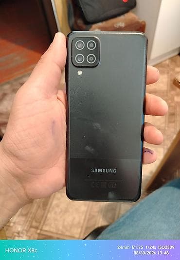iphone 12 128: Samsung Galaxy A12, 64 GB, rəng - Qara, İki sim kartlı — 3