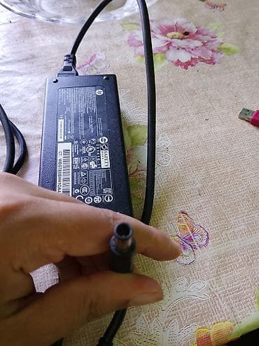 hp 360: HP orijinal noutbuk adaptoru (şarj cihazı) - Model: HP 120W AC — 2