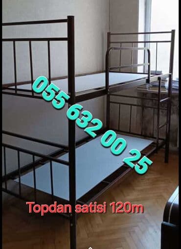 dəmir carpayı: Yeni, Təknəfərlik çarpayı, Bazasız, Matrassız, Siyirməsiz, Azərbaycan — 2