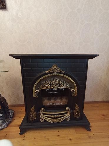 Kamin Peçi, yanacaq - Qaz