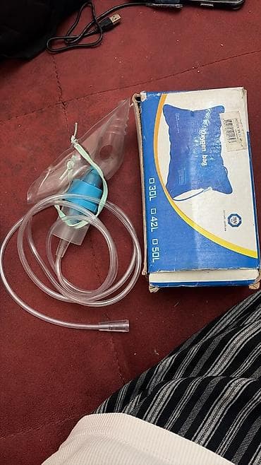 Tibbi məhsullar: Oxygen Bag – oksigen yastığı və maska dəsti. Real alıcıya endirim — 3