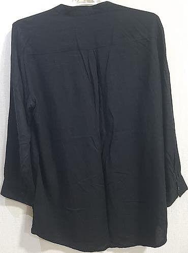 Qara qadın bluzu – DESIGNER/S, ölçü 44 - Rəng: qaram - Stil: sadə və