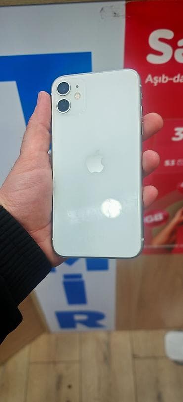 ıphone 11: IPhone 11, 64 GB, Ağ, Face ID — 1