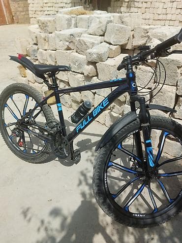 veıosiped: FULL BIKE dağ velosipedi - Güclü alüminium tipli çərçivə, sport — 1