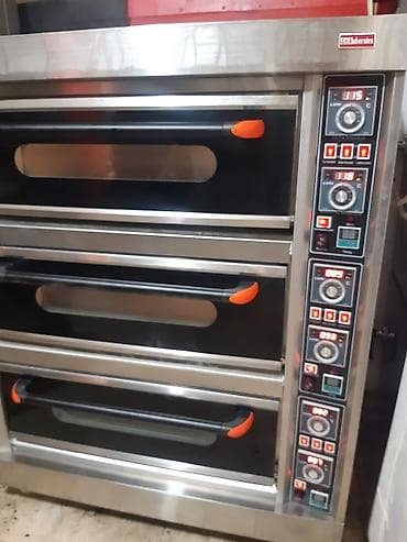 Digər biznes avadanlığı: Elektrik soba, Çörək, Şirniyyət üçün, Pizza, 3 mərtəbəli, Yeni — 4