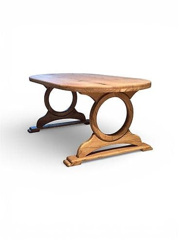 tek yatag: Jurnal masası, Yeni, Açılmayan, Taxta, Oval masa — 3