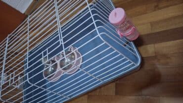 клетка для собак: Gəmiricilər üçün qəfəs dəsti - Material: möhkəm metal barmaqlıq və — 4