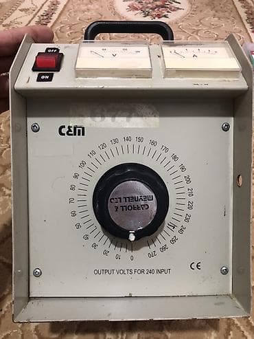 ucuz malar: CEM/KNITECH tənzimlənən laboratoriya gərginlik mənbəyi (variak tipli) — 1