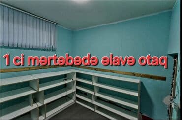 Obyekt satilir – iki mərtəbəli geniş ticarət/istehsalat sahəsi -