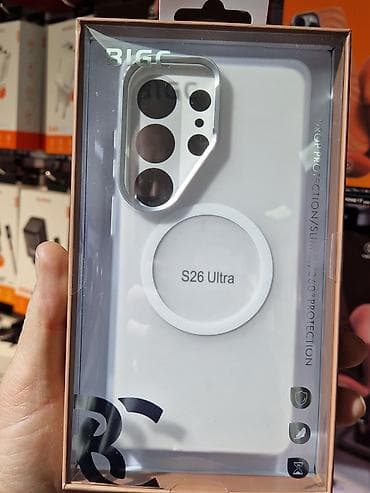 Samsung S26 Ultra üçün şəffaf silikon telefon örtüyü - Model