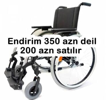 Mexaniki əlil arabası - Yüngül və davamlı metal karkas - Rahat bel və