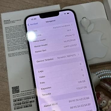 Mobil telefon və aksesuarlar: IPhone 13, 128 GB, Ağ, Zəmanət, Kredit, Simsiz şarj — 8