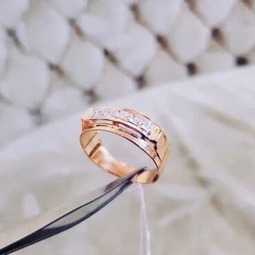 tək qaş: Nişan, Üzük, Sarı qızıl, 583 Əyar — 5