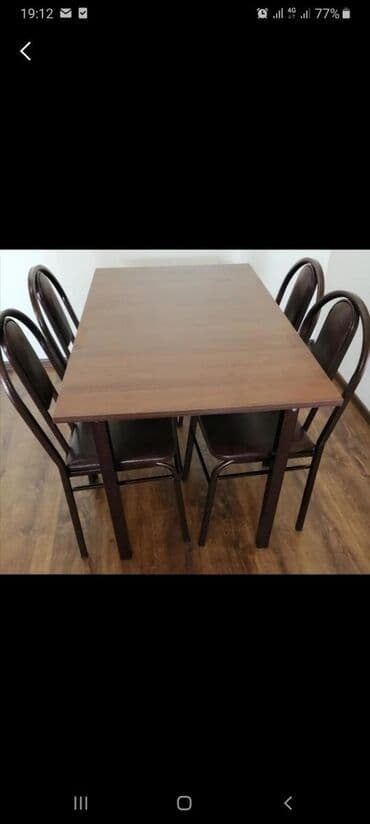 tək stollar: Stol stul tek ve Komplekt Wekilde 4 neferlik Parca ile 120 azn 4 — 4