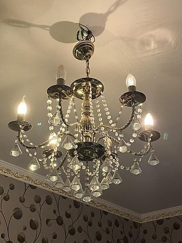 lüsdurlar: Çılçıraq, 6 lampa, Metal — 3
