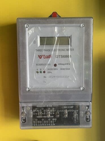 gizli isiq qiymeti: Üç fazalı elektron sayğac, sənaye və ya böyük yaşayış obyektlərində — 1