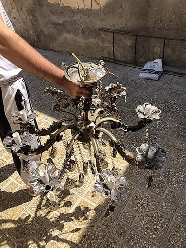 lüst: Çılçıraq, 8 lampa, Metal — 3