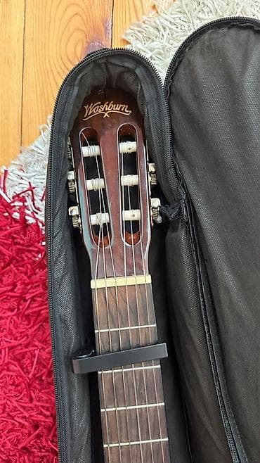 zeng ucun gitara: Washburn C44CE Satılır Əla vəziyyətdədir, heç bir texniki problemi — 2