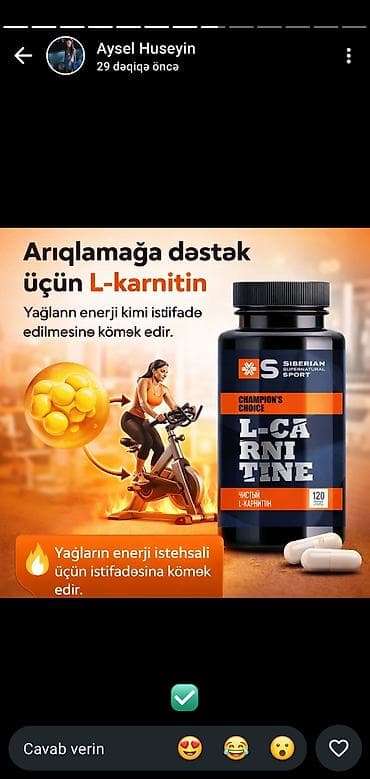 ucuz gitara: Siberian Supernatural Sport – L-Carnitine (Champion’s Choice) Məhsul — 1