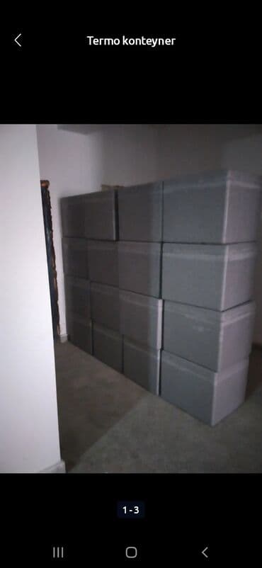 qarmon qutusu: Termo konteyner
Penoplas konteyner
Termo qutu — 2