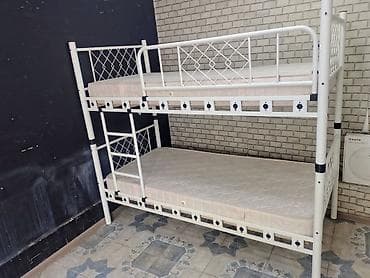 Oğlan və qız üçün, Çarpayı, Matras ilə, Siyirməsiz, Dəmir