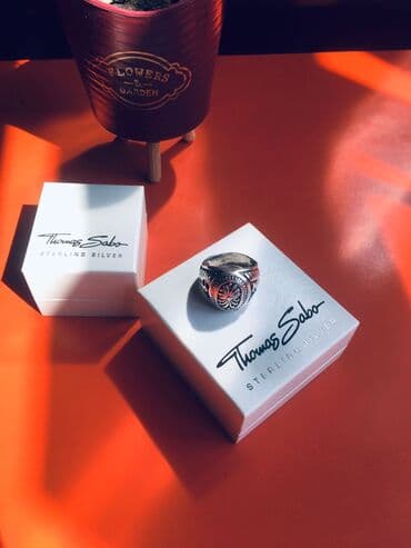 gümüş kişi üzükleri: Üzük, Thomas Sabo, Gümüş, Qaşsız — 7